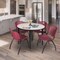 Regency Kahlo Round Table & Chair Sets, 48 W, 48 L, 29 H, Wood, Metal, Plastic Top, Maple TPL48RNDPLBK47BY - alternate 1